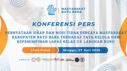 Minggu 7 Juni: Masyarakat Batu Bara Bacakan Mosi Tidak Percaya Lapas Labuhan Ruku